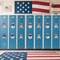 48 Pcs 4th of July Patriotic Cutouts,Bulletin Board Sticker Decorations(Beard Braid)